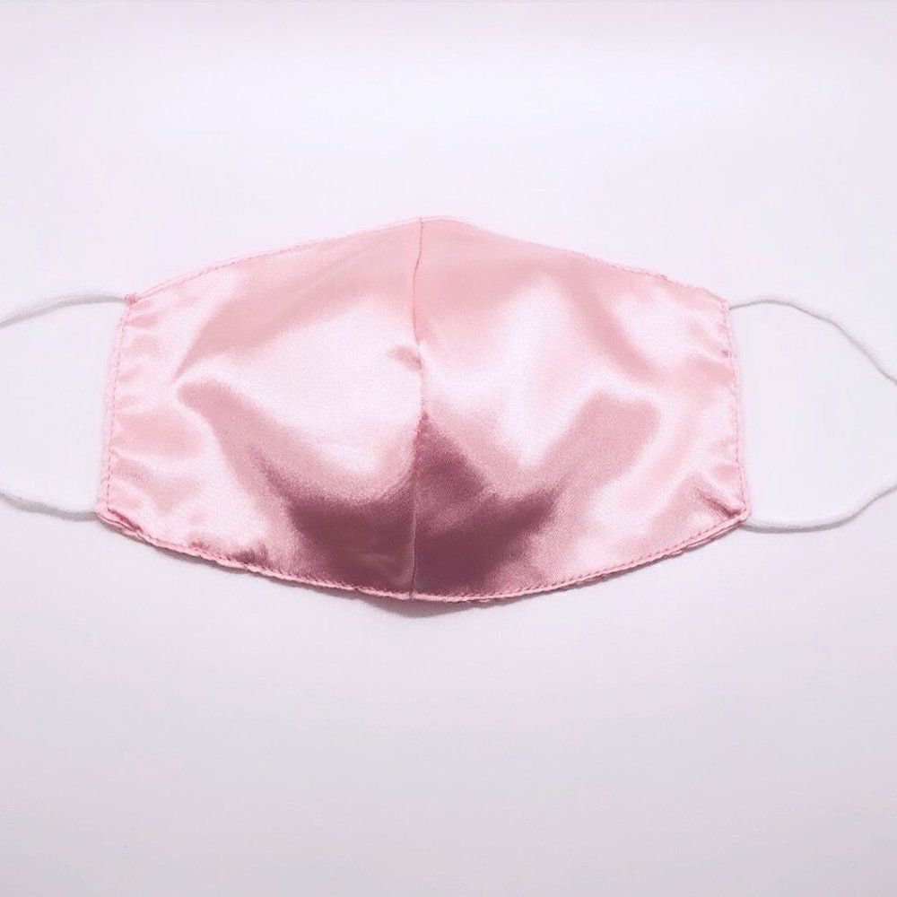 Rose Gold Silk Face Mask (OS)